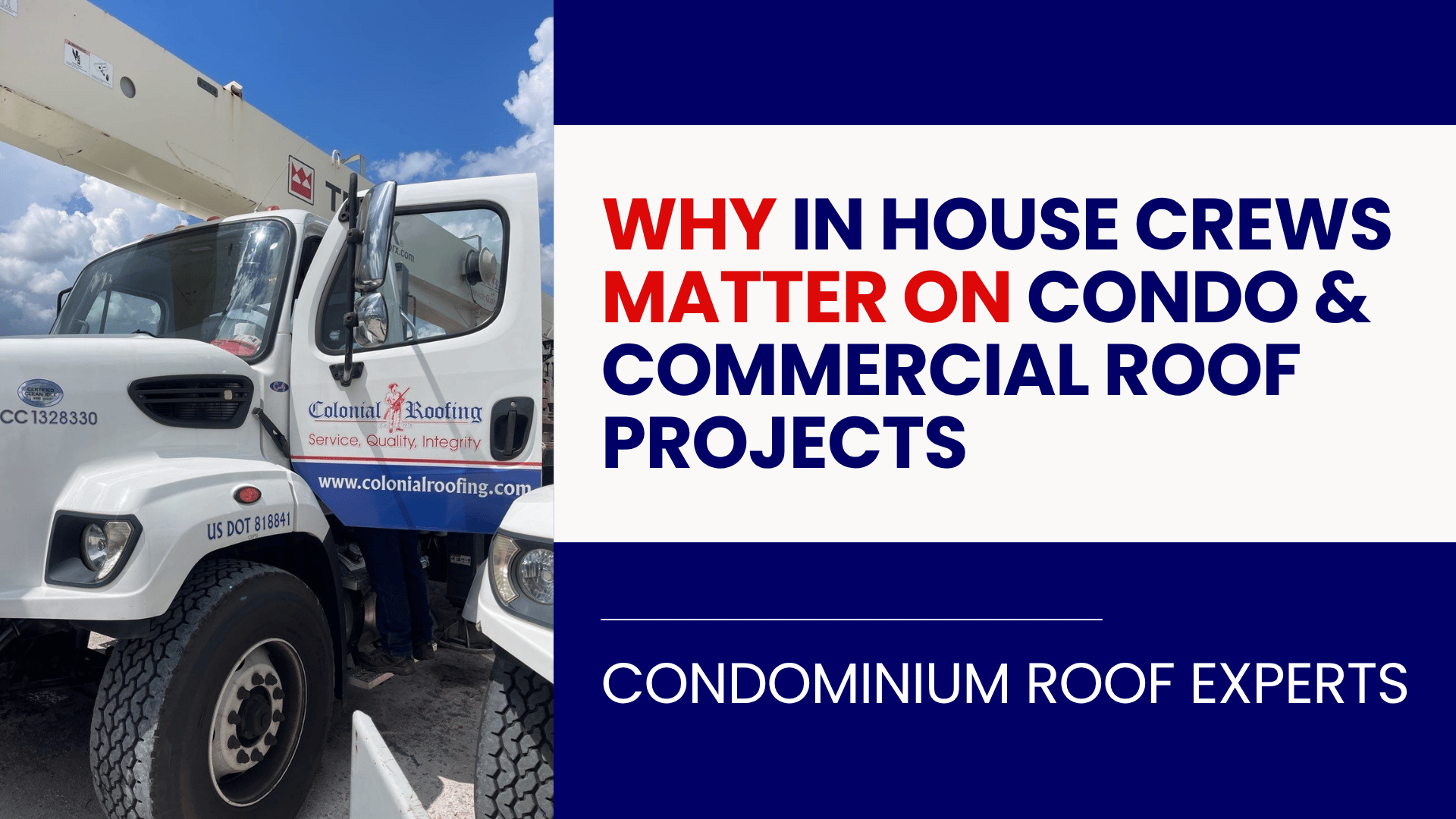 Why In-House Roofing Crews Matter on Condominium Roofing Projects